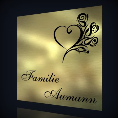 LaserPlus Namensschild "Aumann" – Bild 3