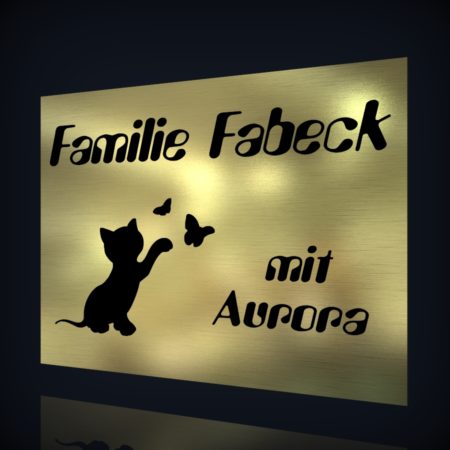 LaserPlus Namensschild “Fabeck-60”