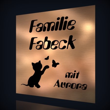 LaserPlus Namensschild “Fabeck”
